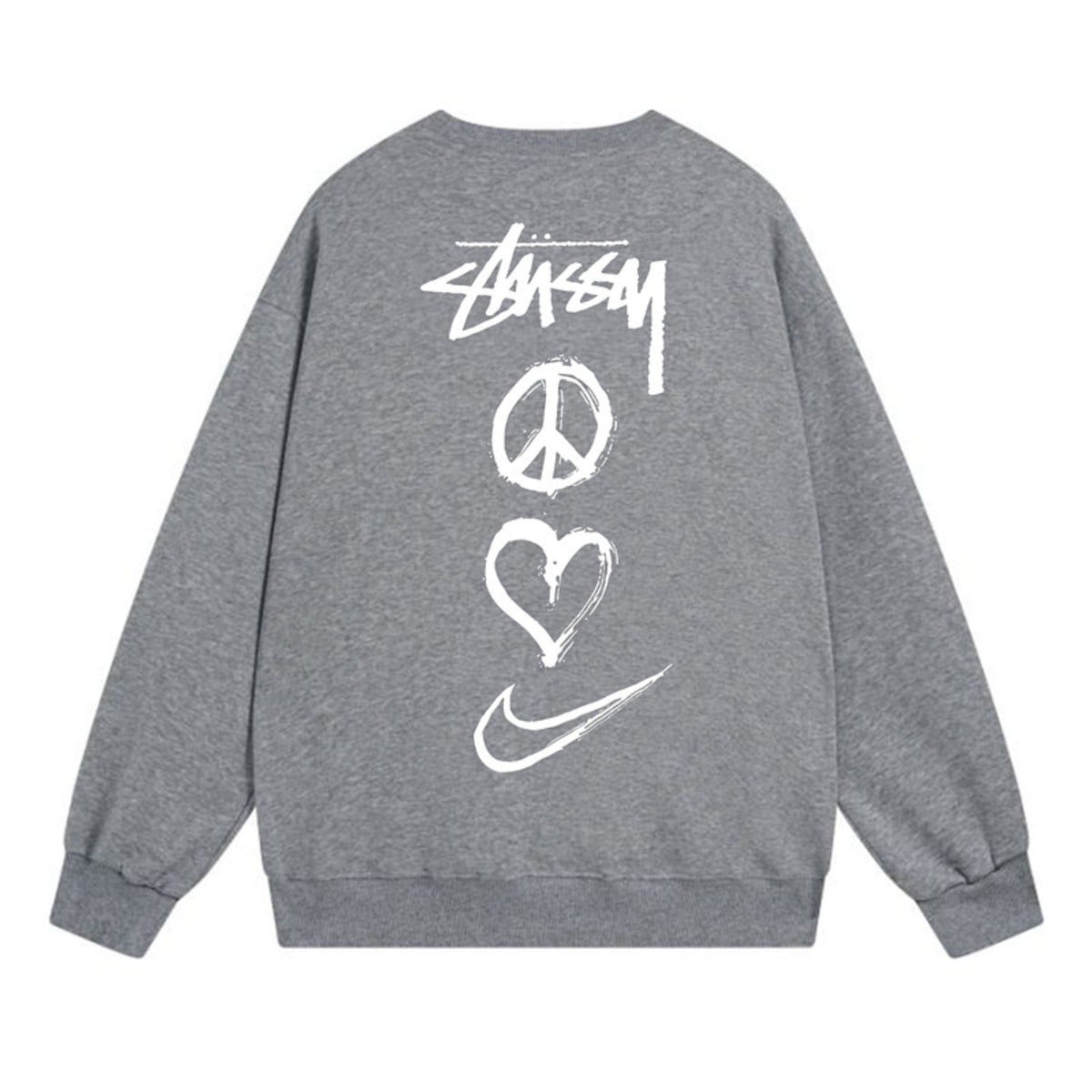 Stussy Sweatshirts Crew Neck Fleece Sweater