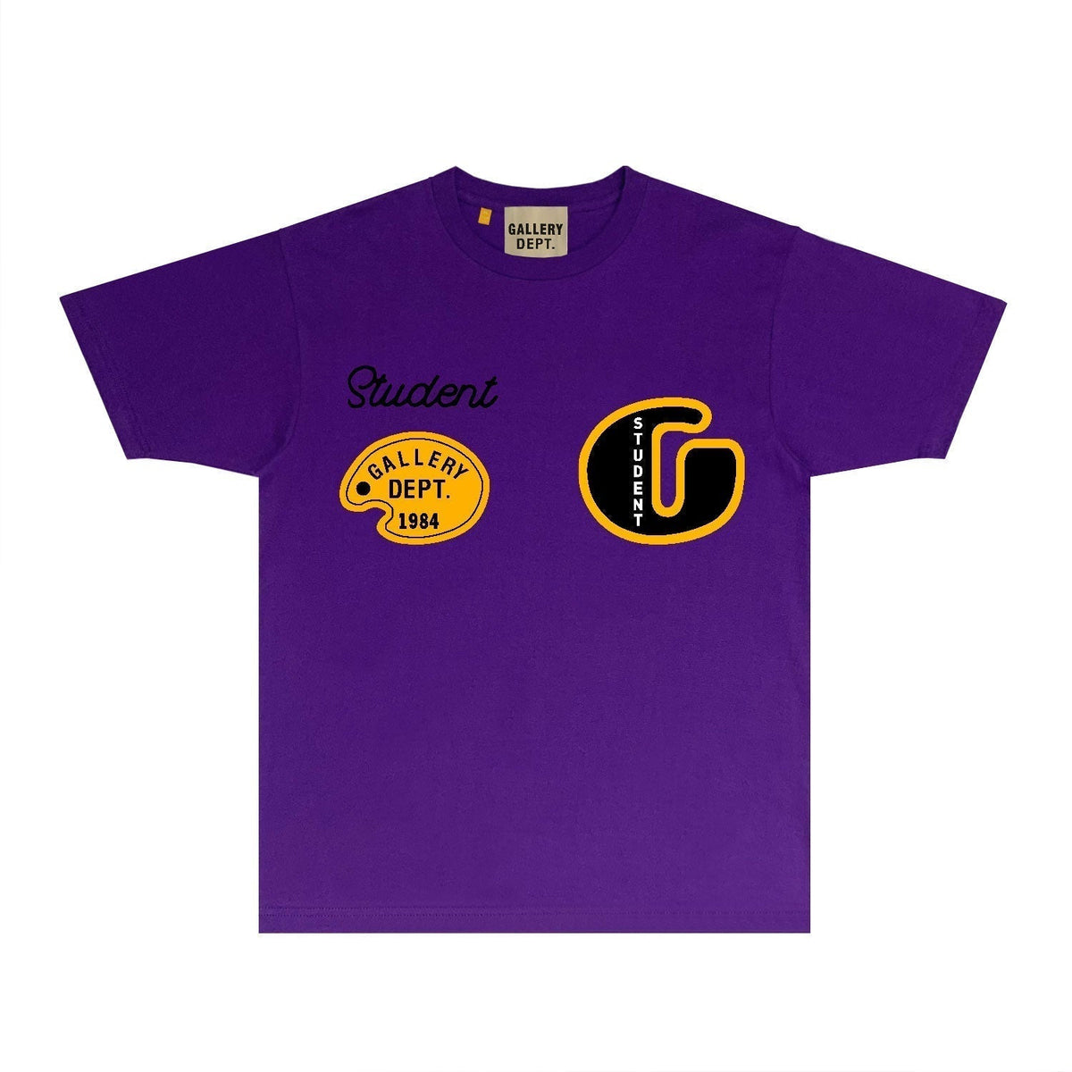 Gallery Dept T Shirt Retro Printed Loose Short-Sleeved Shirt (part2)