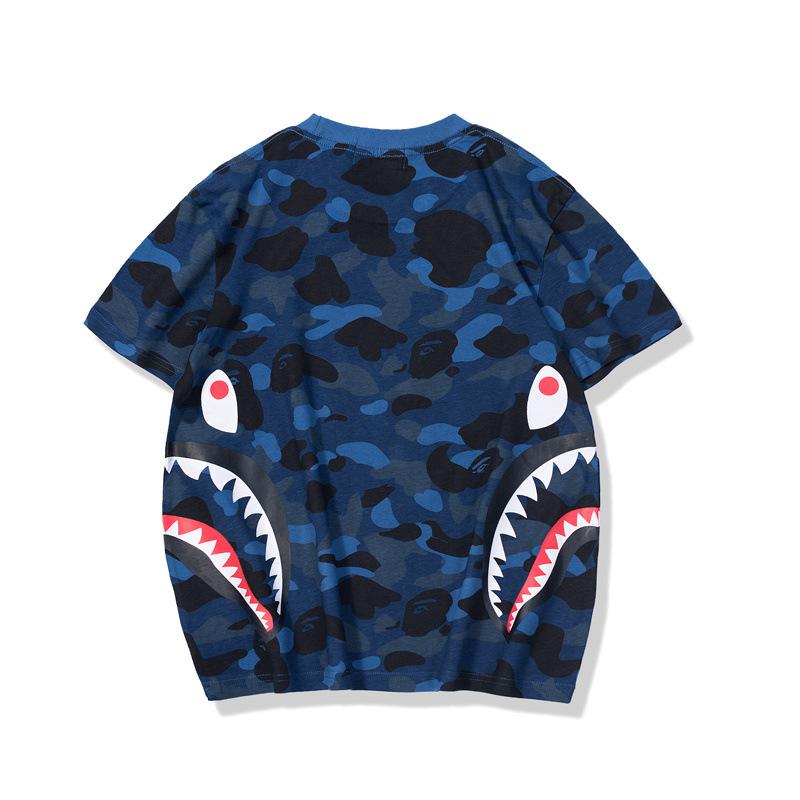 Bathing Ape T-Shirt Summer Camouflage Youth Couple Wear Short Sleeve