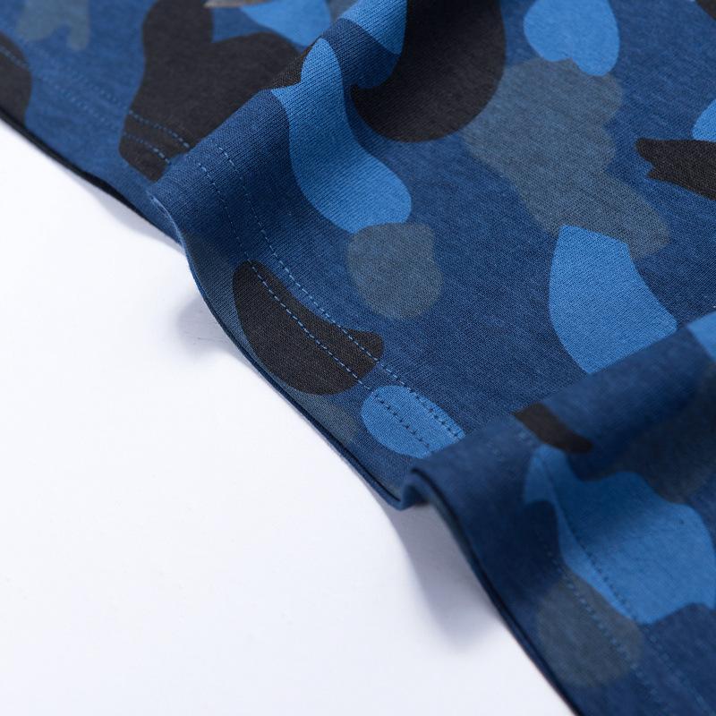 Bathing Ape T-Shirt Summer Camouflage Youth Couple Wear Short Sleeve