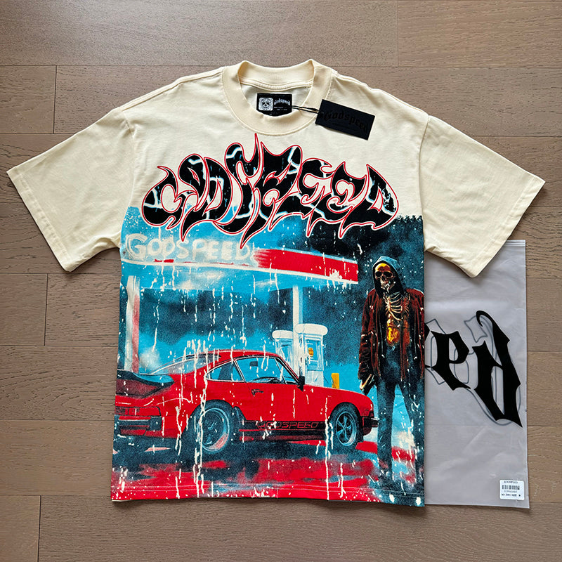 Godspeed T-shirts Retro Fantasy Pattern