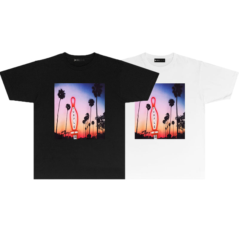 PURPLE  fashion T-shirt