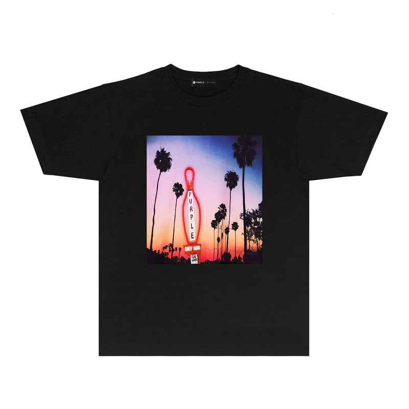 PURPLE  fashion T-shirt
