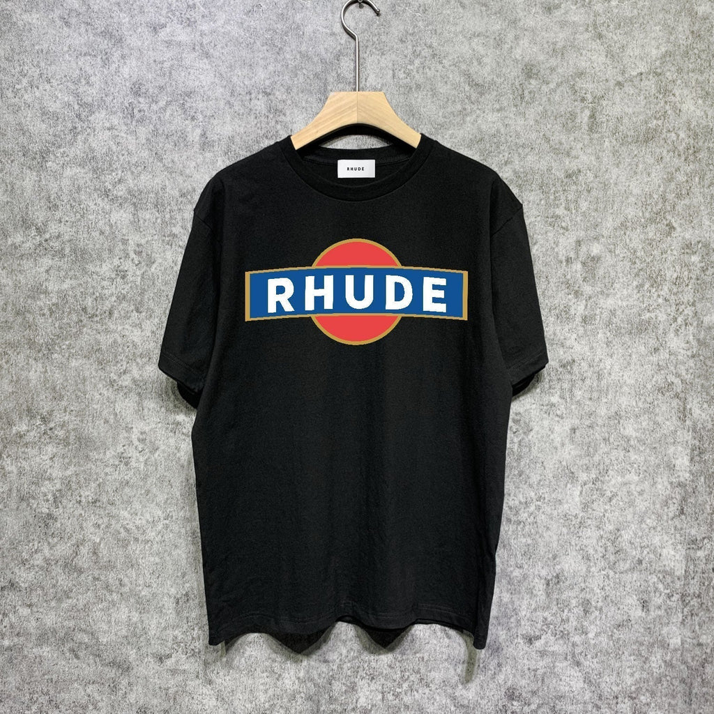 Rhude T-shirts Printed Trendy Pure Cotton