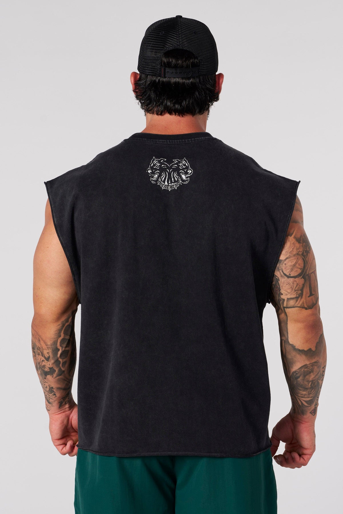 3044 - Tren Twins Badass Cut Offs
