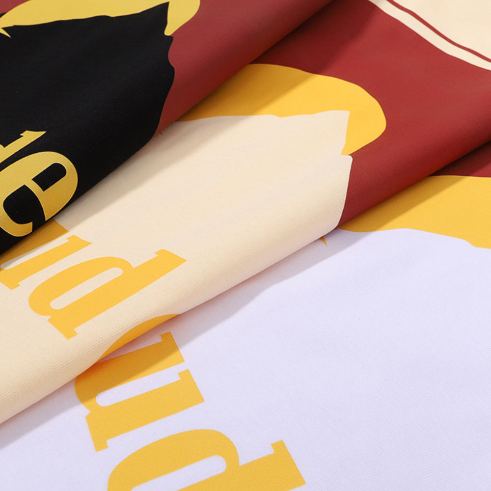 Rhude T-shirt Sunset Design Sense Printed Short Sleeve T-shirt