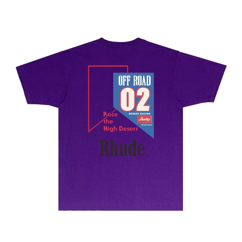 Rhude T-shirts Printed Trendy Pure Cotton