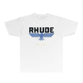 Rhude T-shirts Printed Trendy Pure Cotton