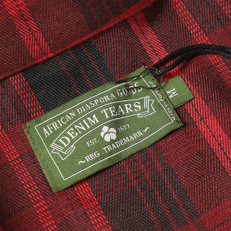 Denim Tears Shirt Kapok Plaid Long sleeve shirt