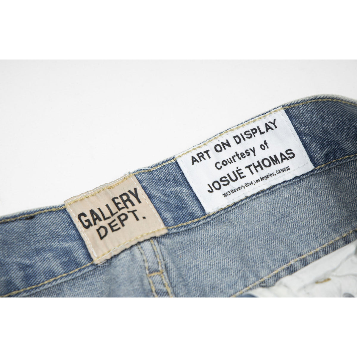 Gallery Dept Jeans Washed Ripped Rough Jeans Flared Trousers