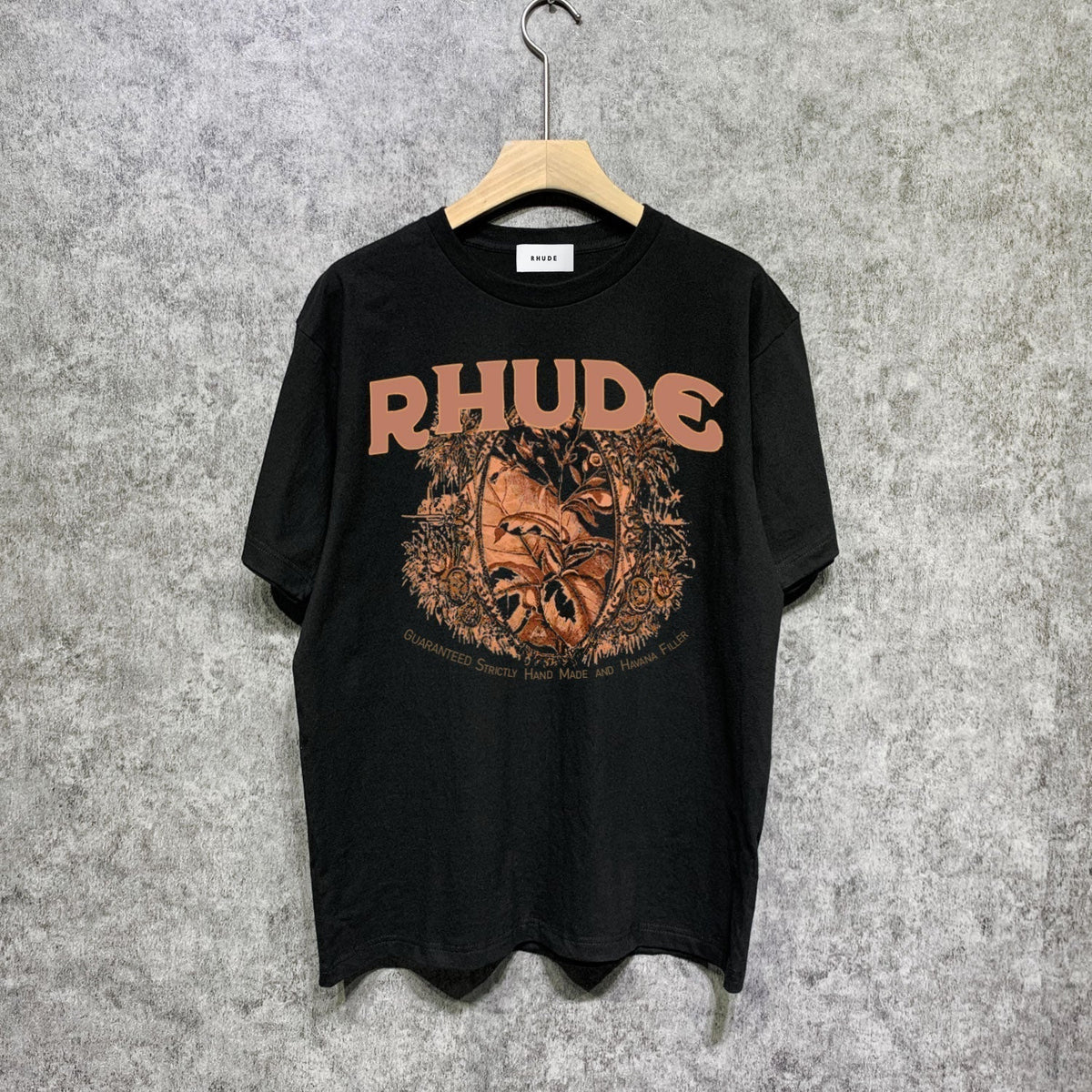 Rhude T-shirts Printed Trendy Pure Cotton