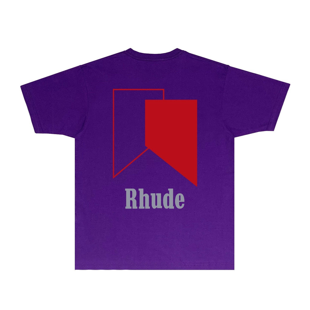 Rhude T-shirts Printed Trendy Pure Cotton