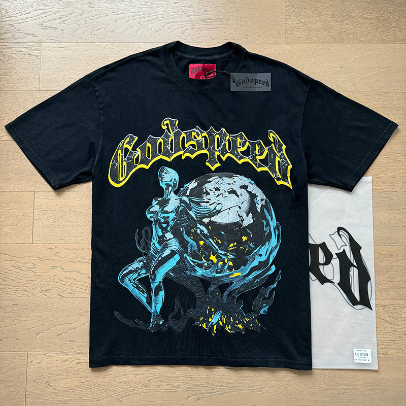 Godspeed T-shirts Retro Fantasy Pattern