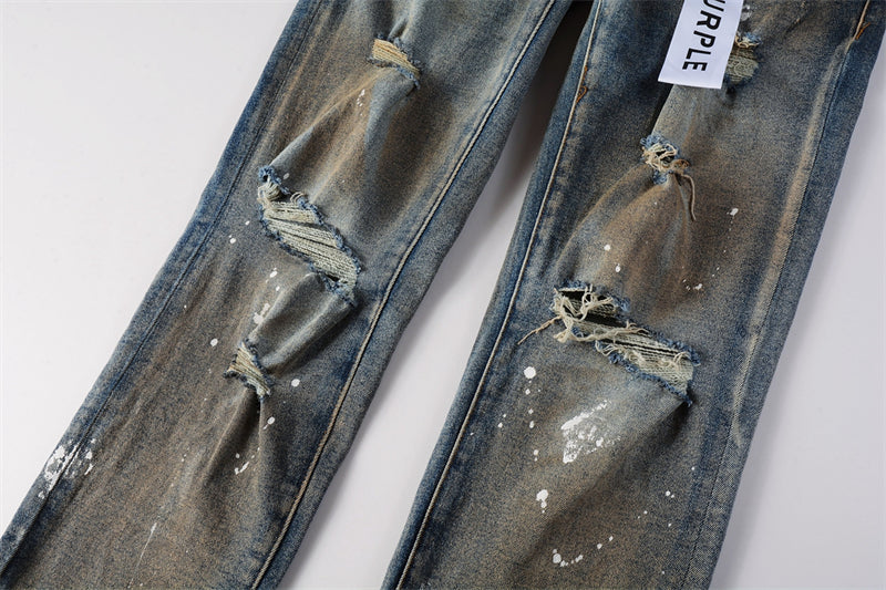 PURPLE  Fashion Jeans 9012