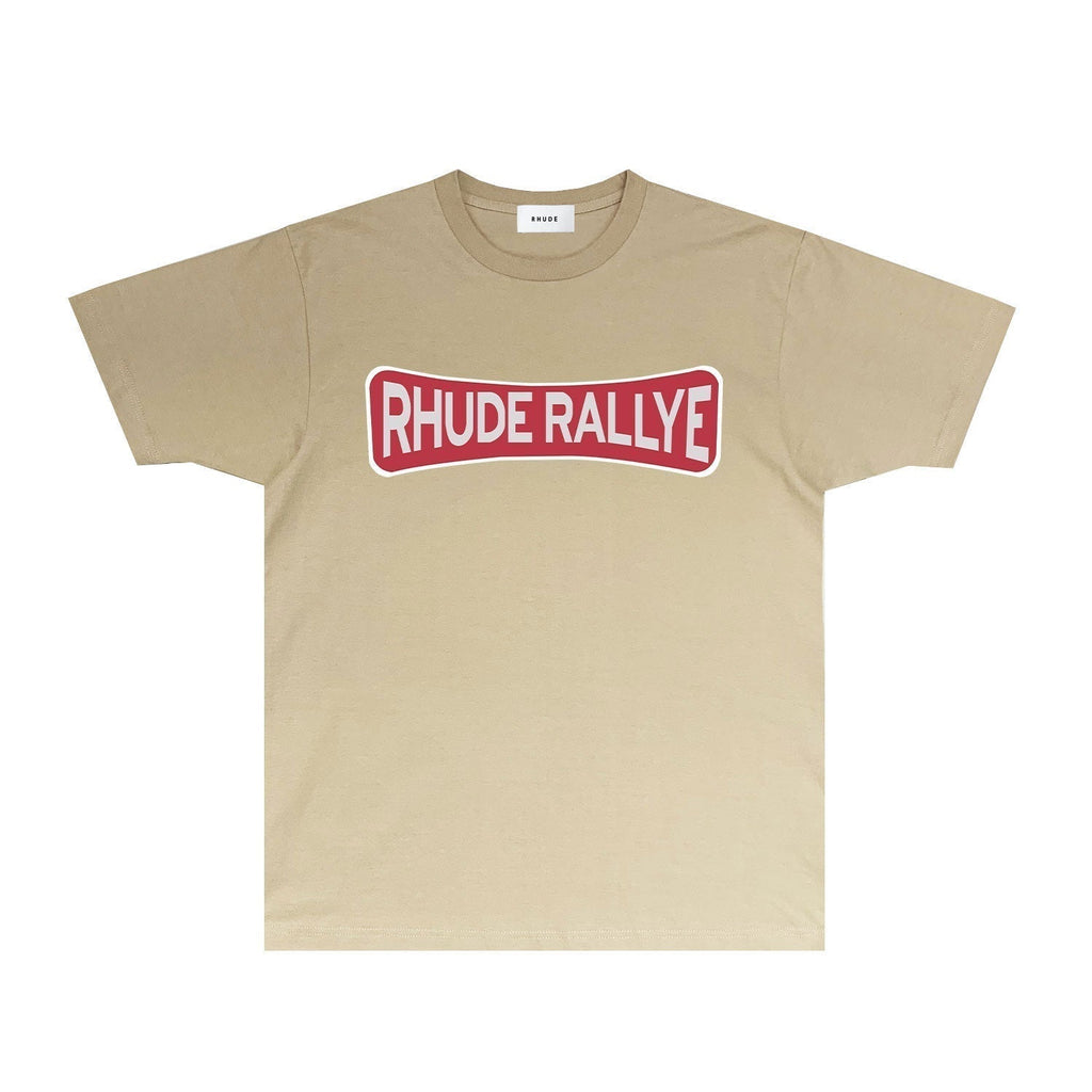 Rhude T-shirts Printed Trendy Pure Cotton