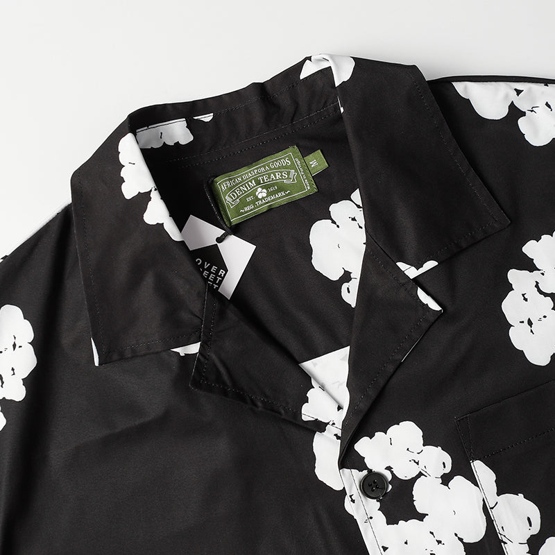 Denim Tears Button-Down Shirt Flower Woven