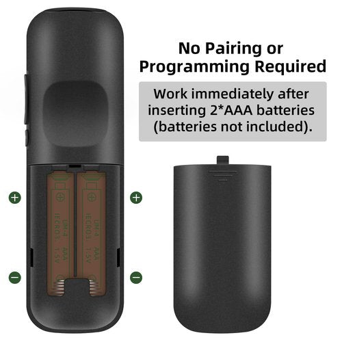(Pack of 2) Replacement for Roku TV Remote Control, Compatible with TCL Roku/Hisense Roku/Onn Roku/Roku Built-in Smart TVs. (Not Compatible with Roku Stick or Box). 1 Year Warranty.
