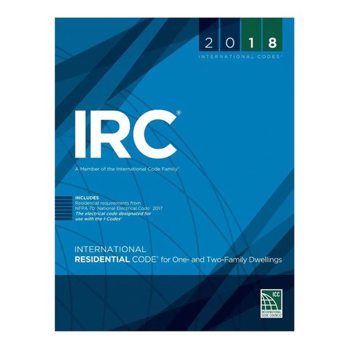 (IRC 2018 Code Book International Residental Code 2018)