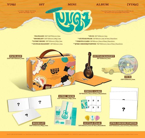 (G) I-DLE YUQI YUQ1 1st Mini Album CD+Booklet+Lyric Book+Photocard+Tracking Sealed GI-DLE GIDLE 宋雨琦 (Full Set(Star+Rabbit+Special))