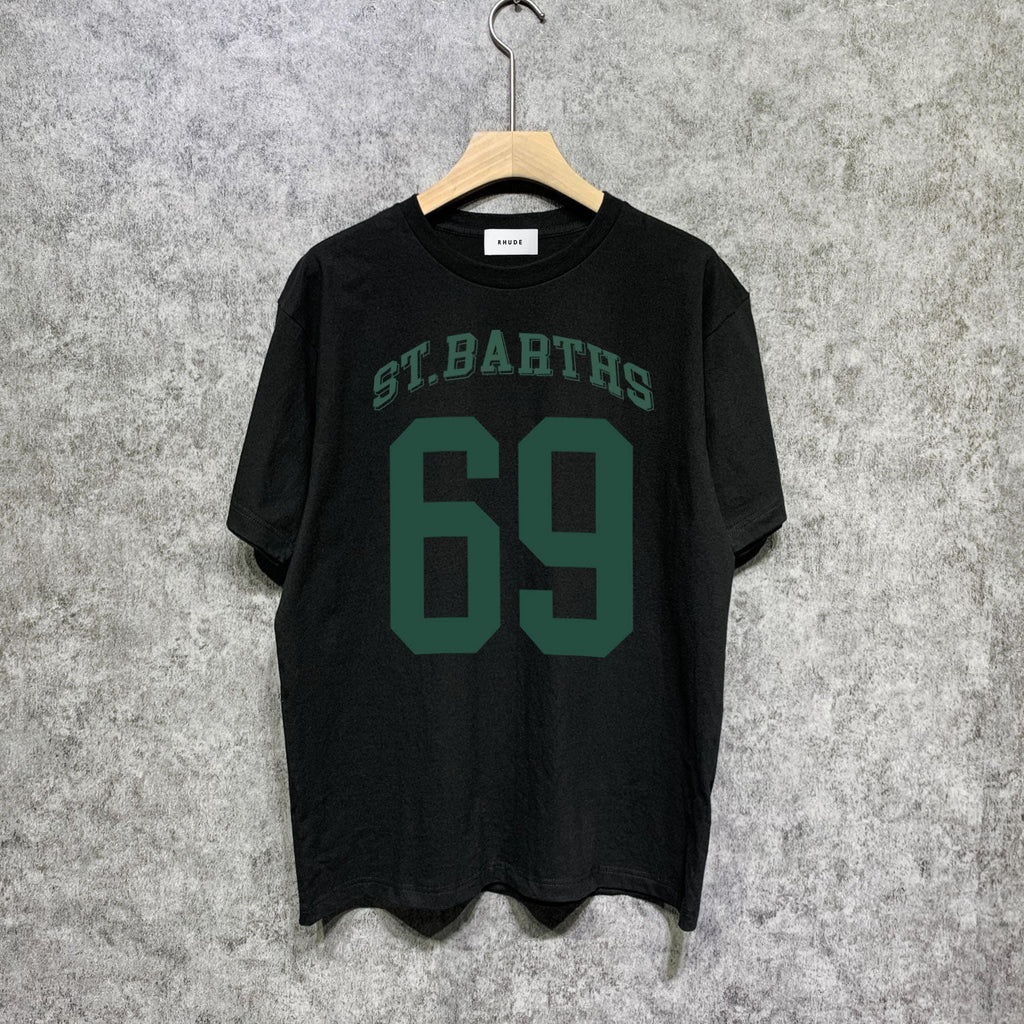Rhude T-shirts Printed Trendy Pure Cotton