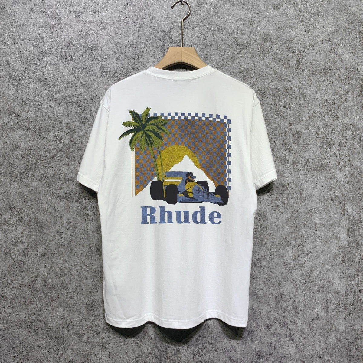 Rhude T-shirts Printed Trendy Pure Cotton