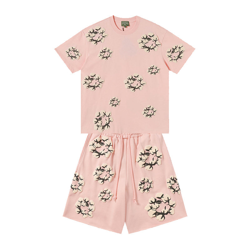 Denim Tears T-shirt & Shorts 2 Piece Set