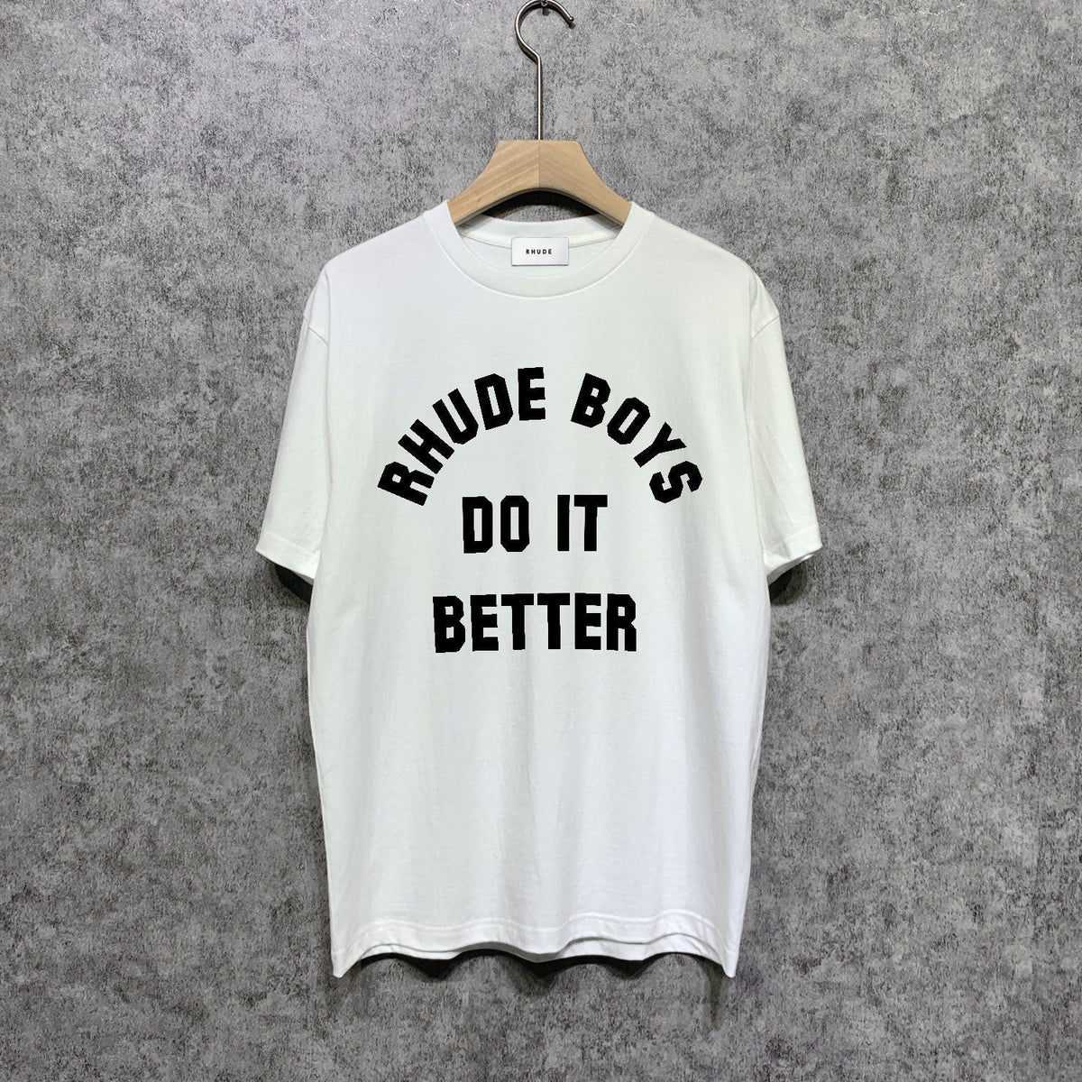 Rhude T-shirts Printed Trendy Pure Cotton