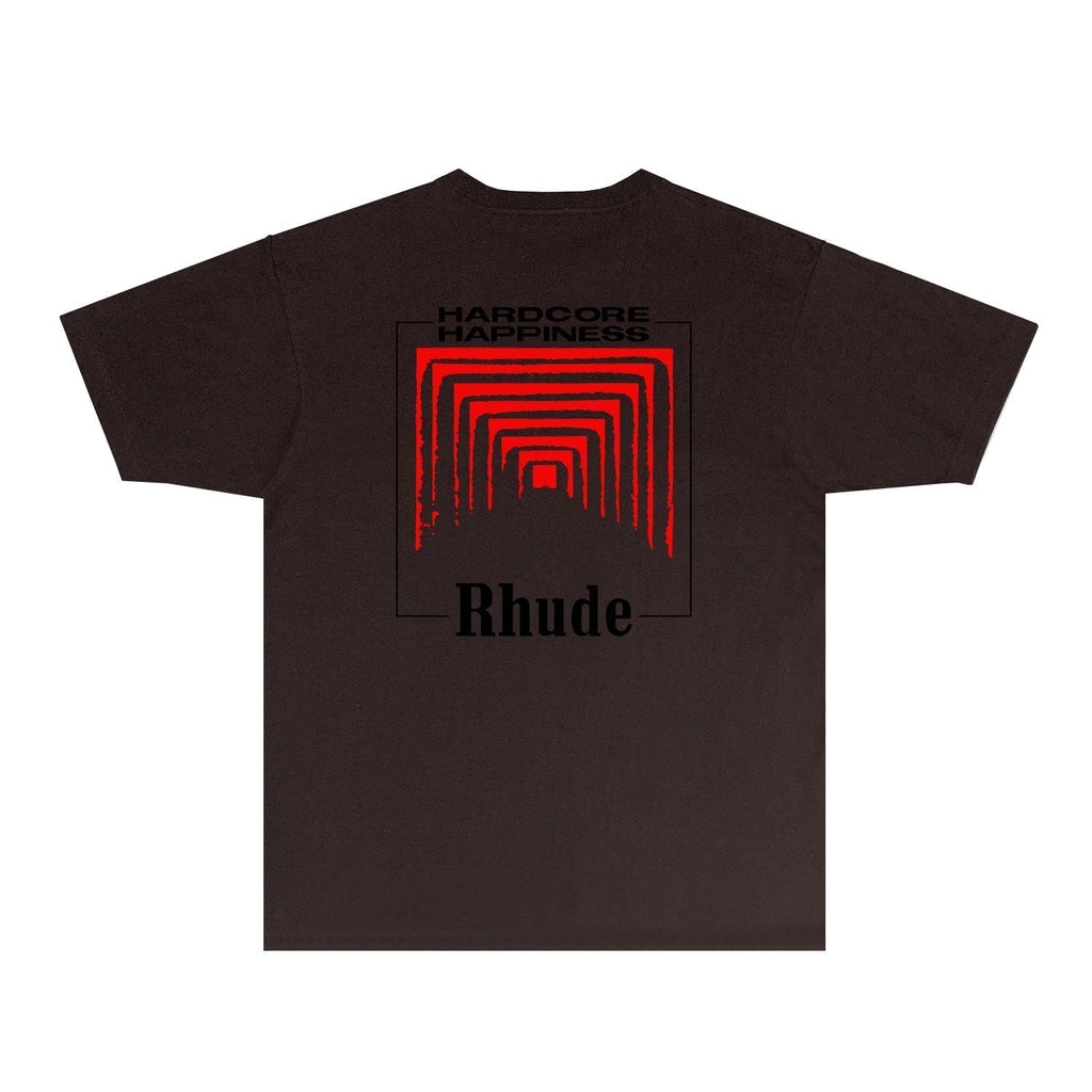 Rhude T-shirts Printed Trendy Pure Cotton