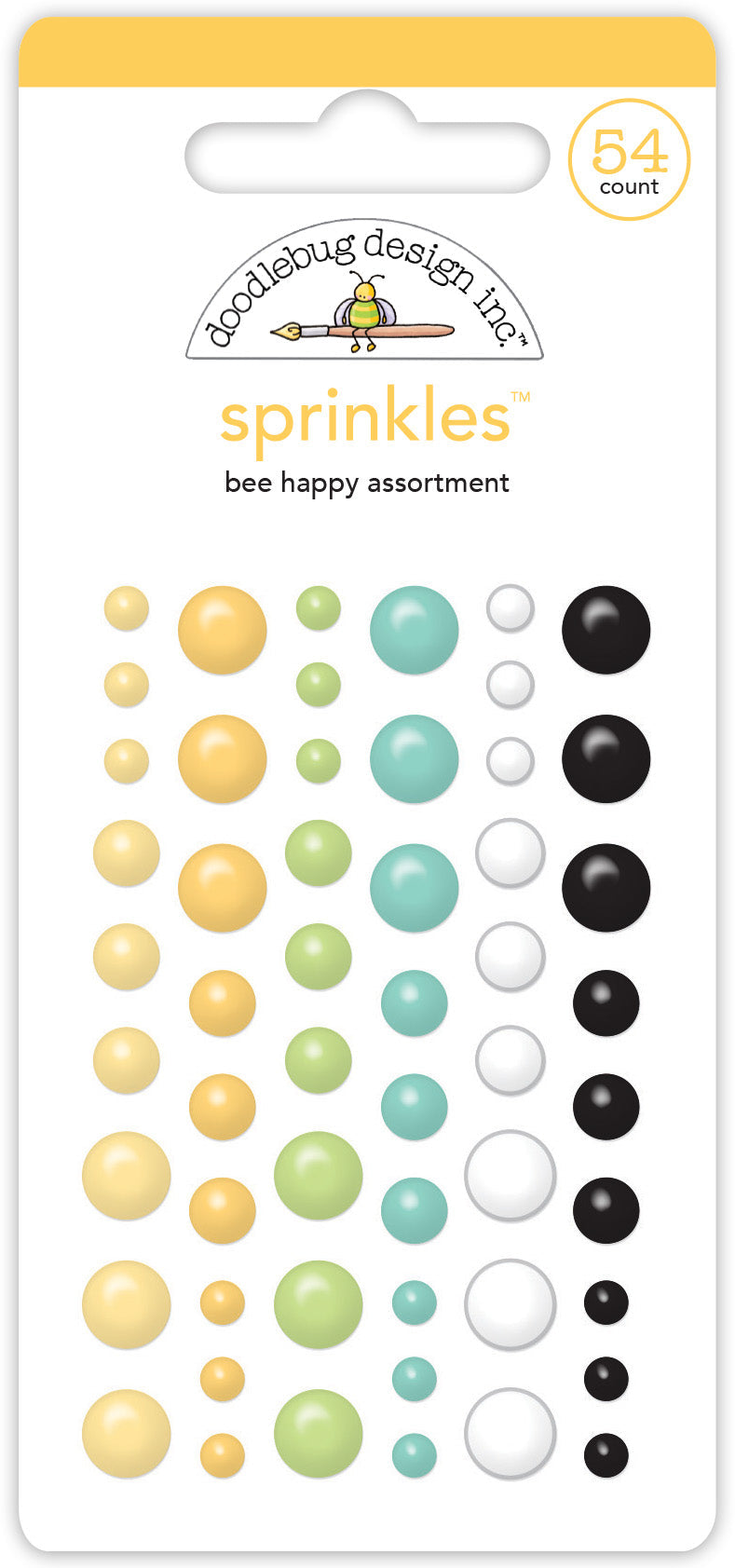 Doodlebug Design - Bee Happy Collection - assortment sprinkles