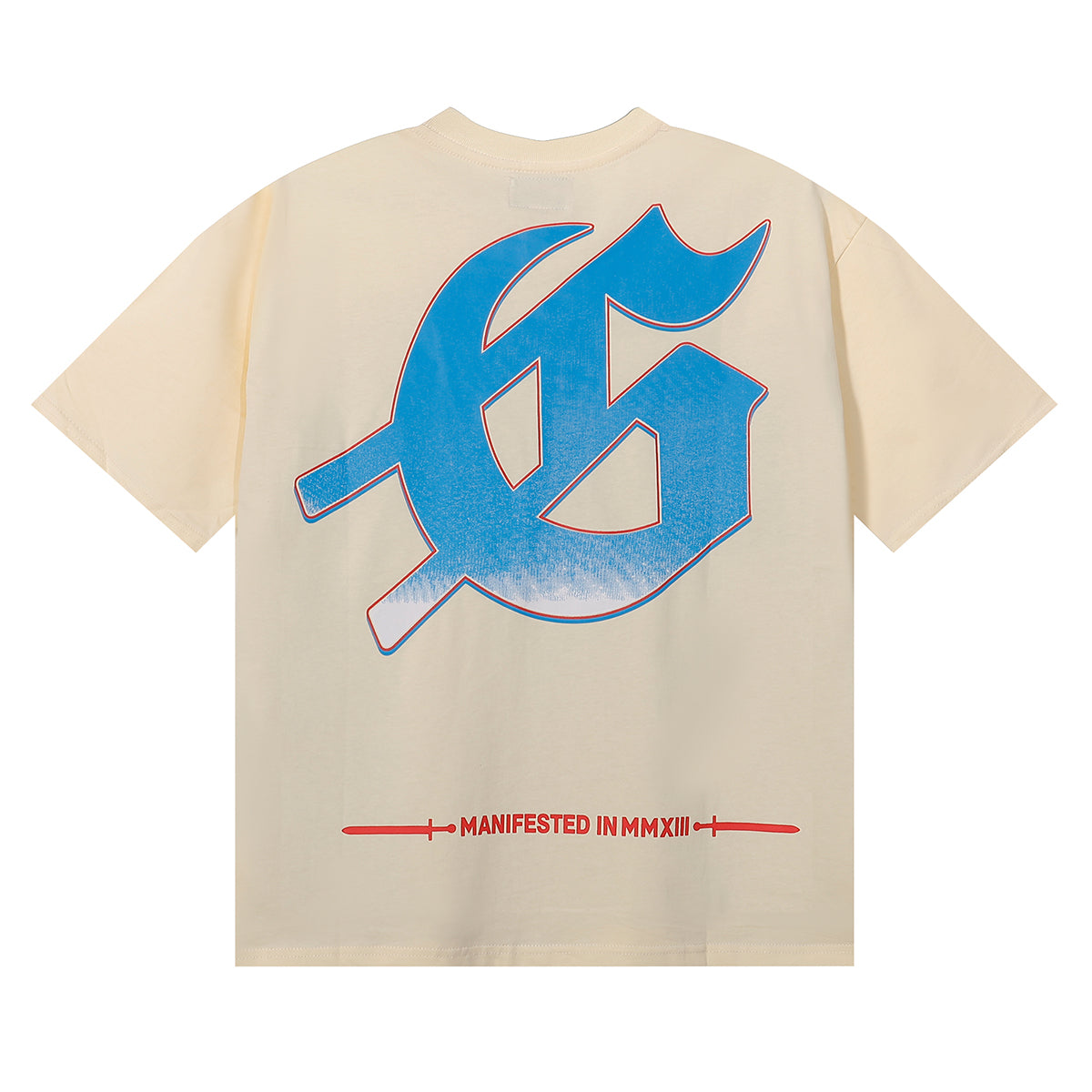 Godspeed T-shirts Rugby Players Printed Cotton Casual Short Sleeves Men and Women