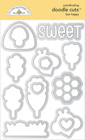 Doodlebug Design - Bee Happy Collection - bee happy doodle cuts