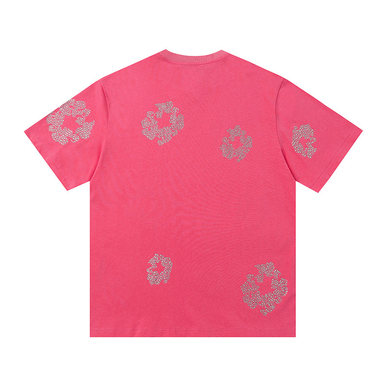 Denim Tears T-shirts Rhinestones