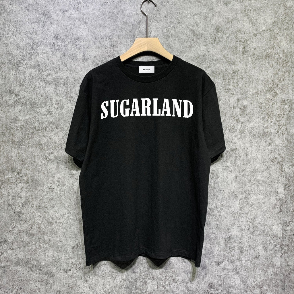 Rhude T-shirts Printed Trendy Pure Cotton