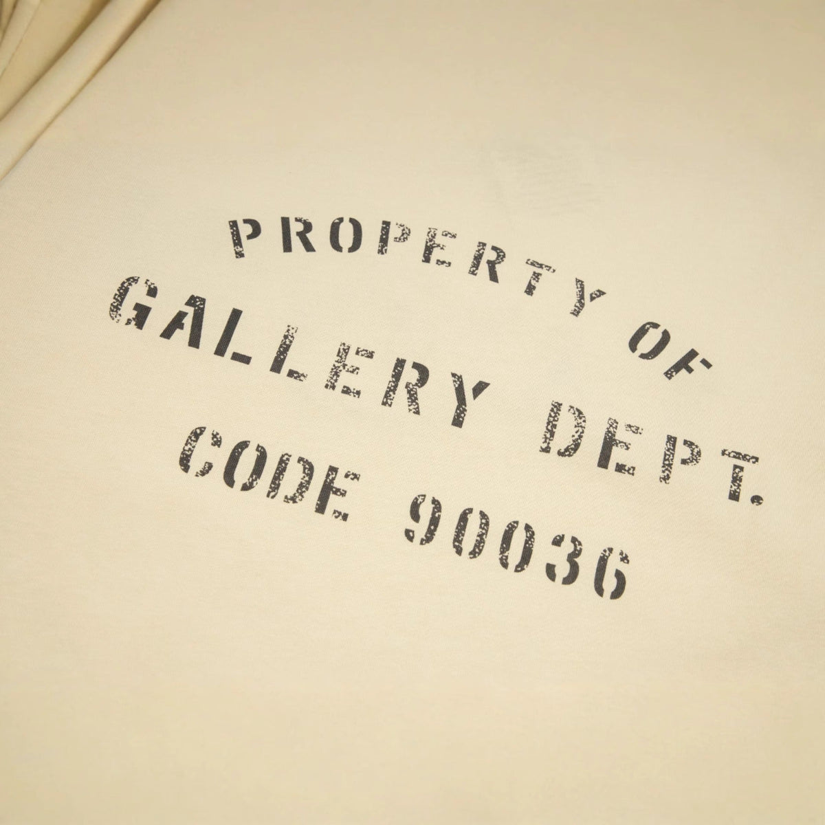 Gallery Dept T-Shirt Joint Letter Embroidery Hand Painted Ink Splashing Short Sleeve T-Shirt