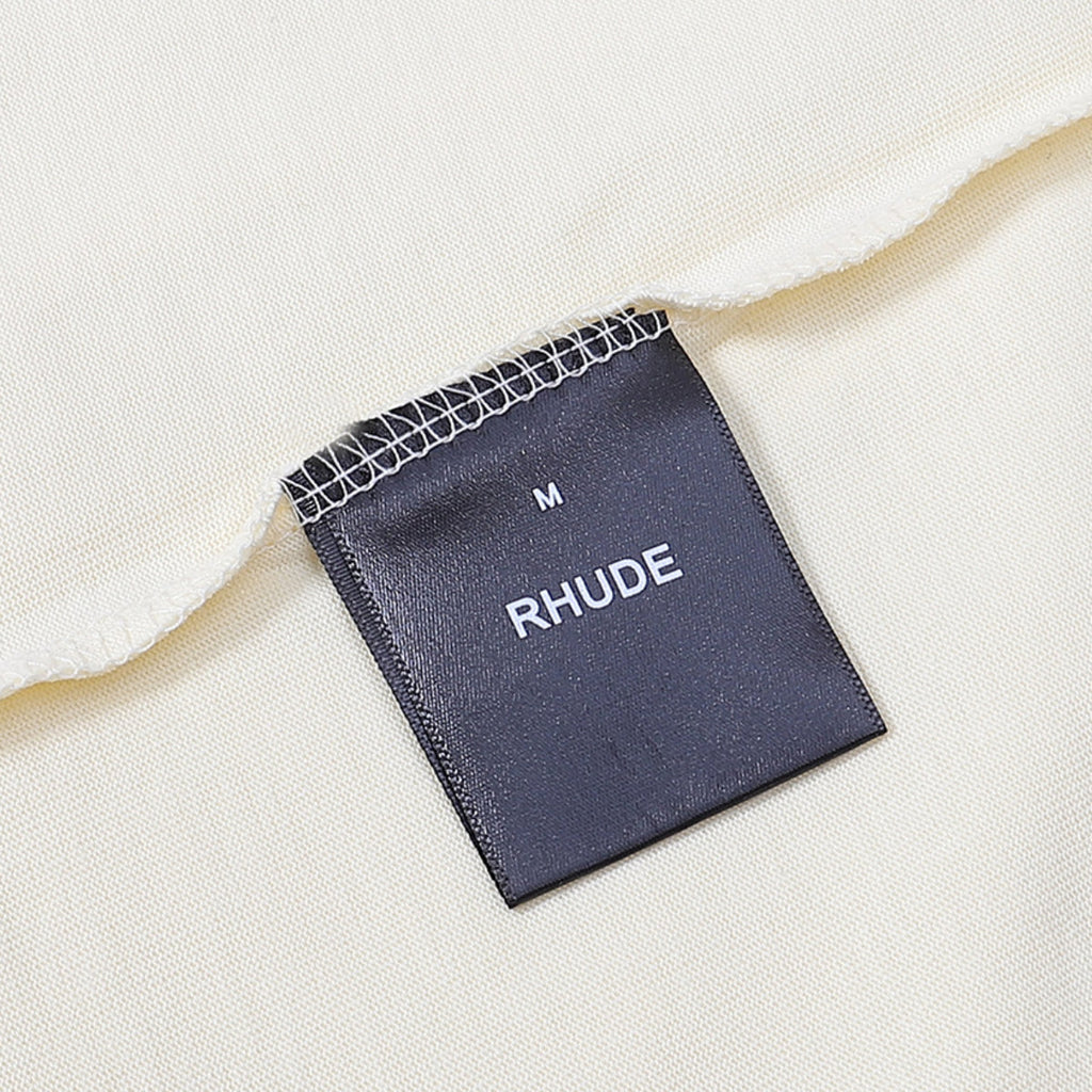 Rhude T-shirt Wheat Ear Badge Short Sleeve T-shirt