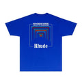 Rhude T-shirts Printed Trendy Pure Cotton