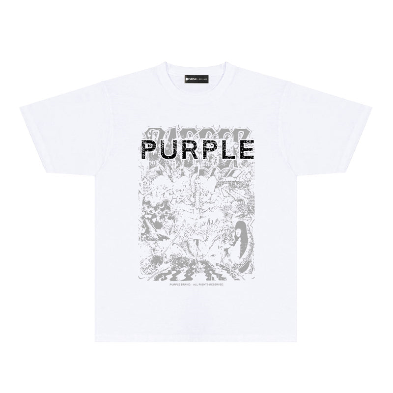 PURPLE  fashion T-shirt