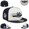 New York Yankees All-Star Game Navy and White Fitted Cap with Gold Star Embellishment