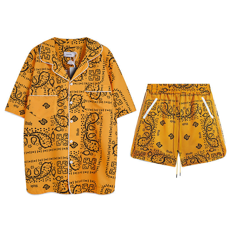 Rhude T Shir Short Sleeve Shirt Shorts Shirt