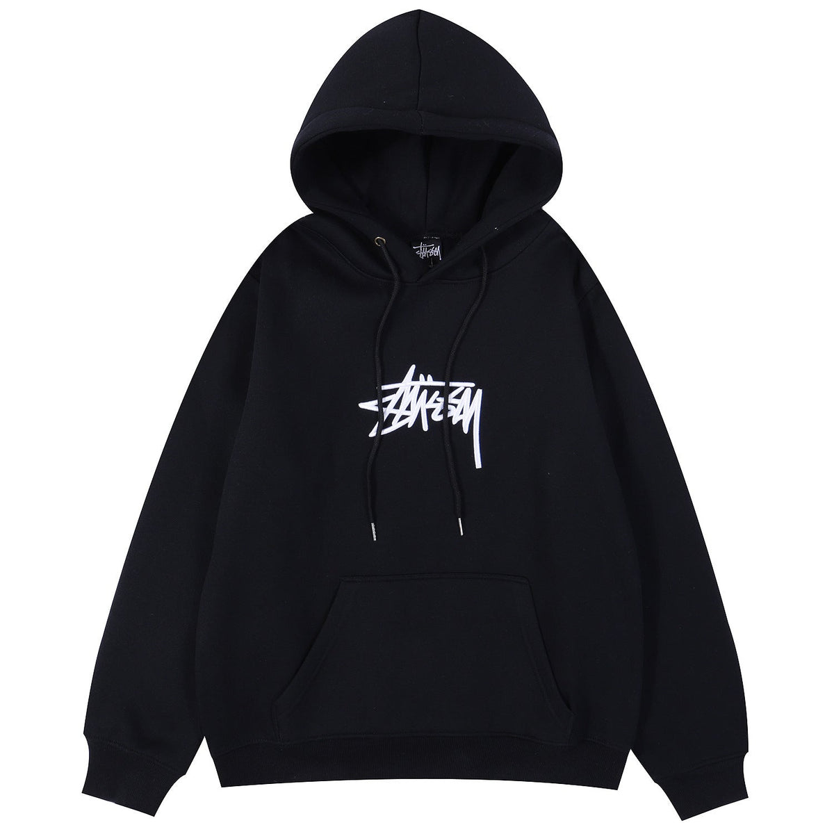 Stussy Hoodie Embroidered Fleece Fashion Hooded Sweater