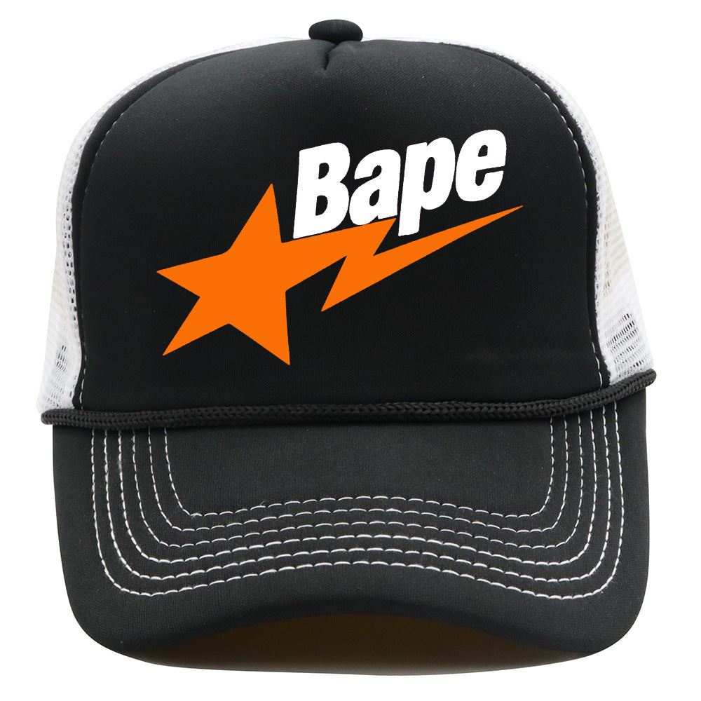 Bathing Ape Hat Baseball Cap Mesh Cap BAPE Sunscreen Cap