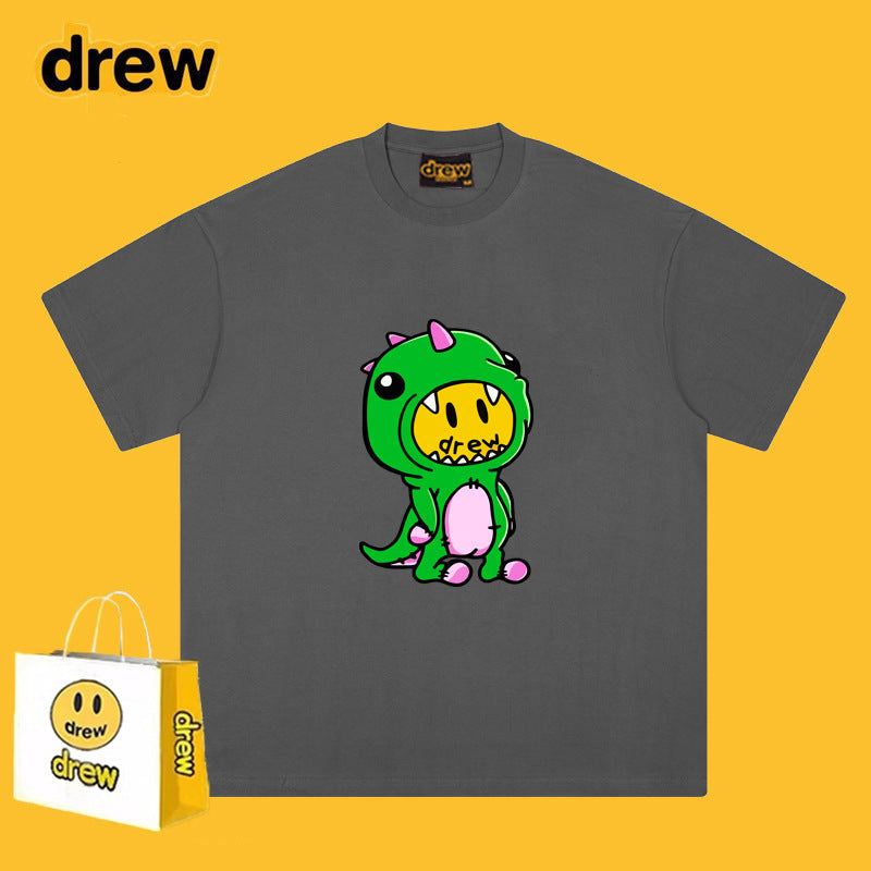 Drew T-shirts T-shirt Smiley Cartoon Print