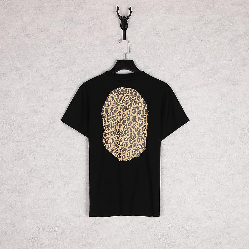 Bathing Ape T-Shirt Summer Leopard Print Short Sleeve T-shirt