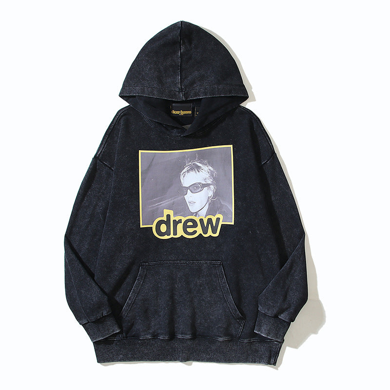 Drew House Hoodie Unisex Loose Casual Distressed Hoodie