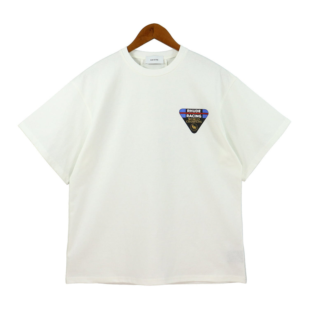 Rhude T-shirt Inverted Triangle Letter Print Short Sleeve T-shirt