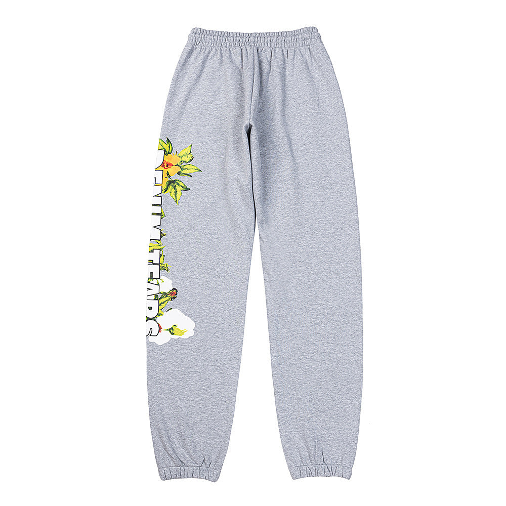 Denim Tears Sweatpants Alphabet pattern casual trousers