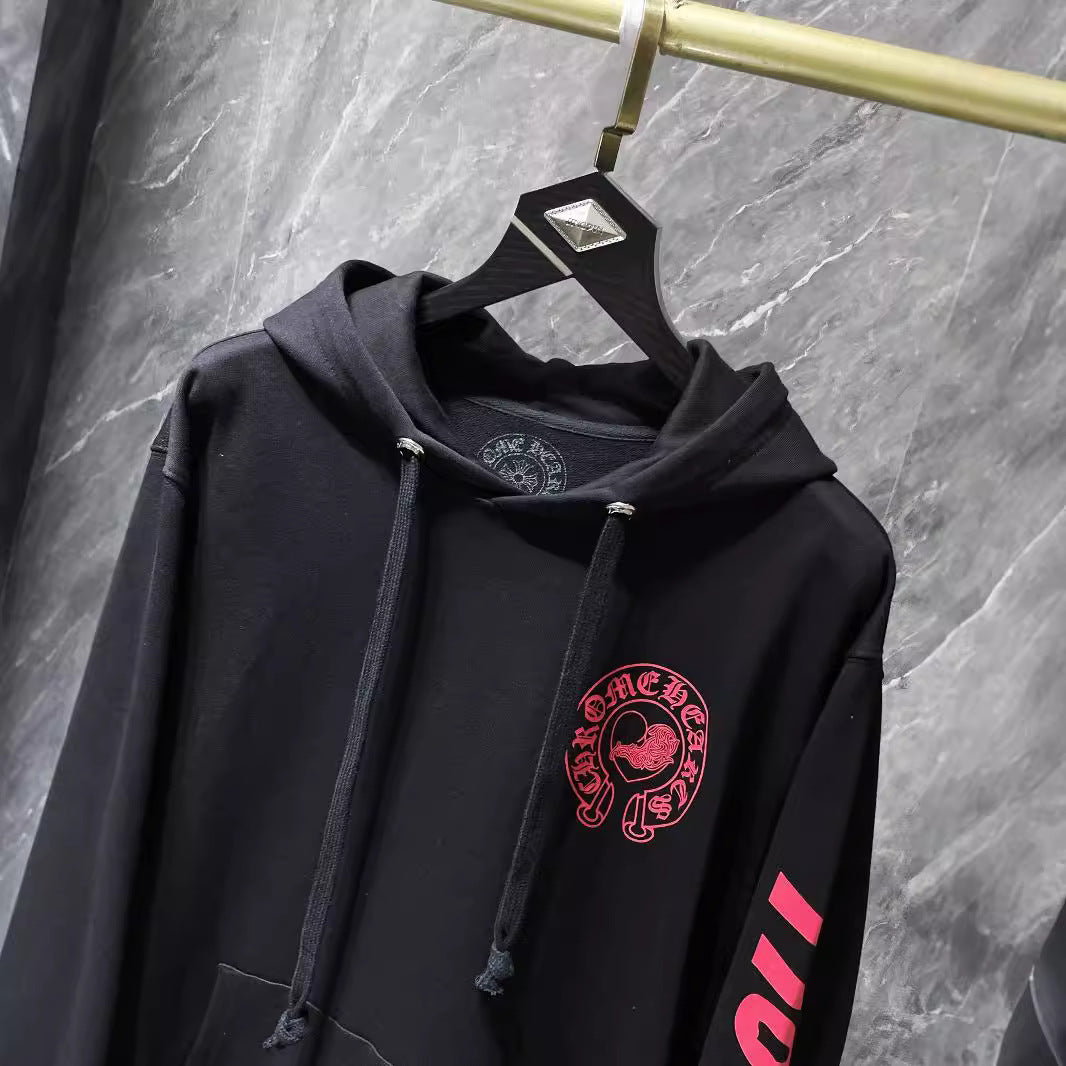 Chrome Heart Hoodie Crowe High Street Trendy Pullover Hooded Sweater