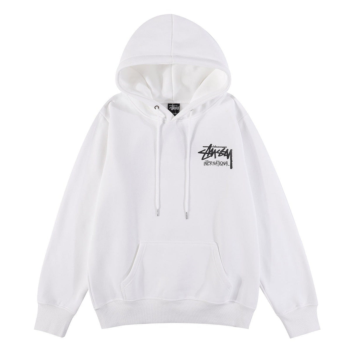 Stussy Hoodie Embroidered Fleece Fashion Hooded Sweater