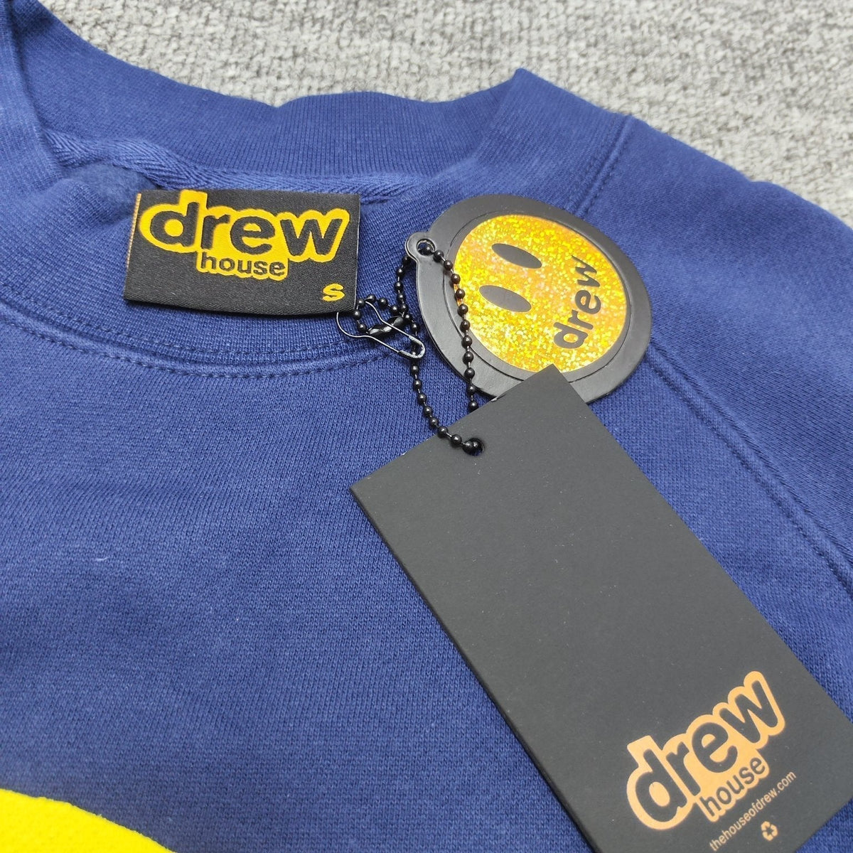 Drew House Sweatshirts Unisex Loose Foam Logo Sweatshirts