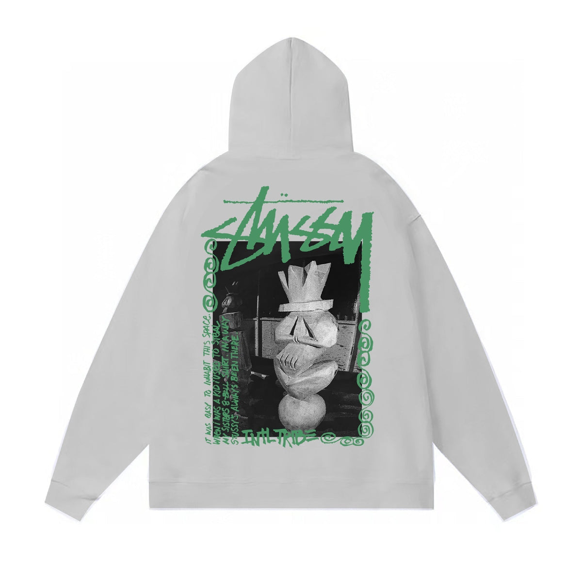 Stussy Hoodie Fall/Winter Fleece Hooded Sweater